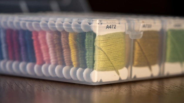 Zestaw haftowanych próbek